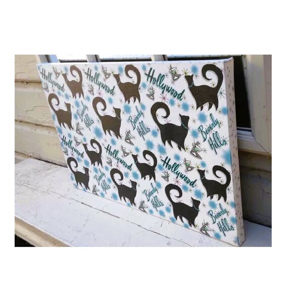 Original "Hollywood Cats" Giclee Canvas Wrap Movie Prop Art - Picture 2 of 7